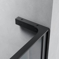 Душевая перегородка Veconi Korato KR77B-70-01-C8 70 см, профиль матовый черный