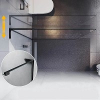 Душевая перегородка Veconi Korato KR77B-70-01-C8 70 см, профиль матовый черный