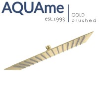 Верхний душ AQUAme Savona с золотым покрытием AQM8608BG