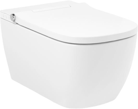 Комплект Lavinia Boho Унитаз подвесной Smart V-Clean 3359101R безободковый, с микролифтом + Инсталляция RelFix 38010010 + Кнопка RelFix 38050802 белая, золотой глянец + Дозатор RelFix 38040010