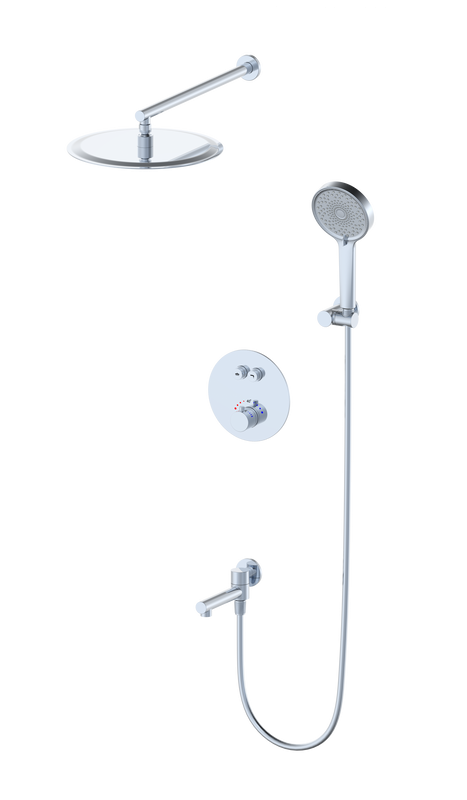 Душевой комплект Wonzon & Woghand WW-88929010-CR С ВНУТРЕННЕЙ ЧАСТЬЮ, хром