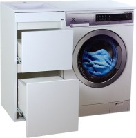 Тумба с раковиной Misty Фостер 40 напольная, под стиральную машину