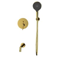 Душевой комплект WHITECROSS Y YSET06TOPGL С ВНУТРЕННЕЙ ЧАСТЬЮ, золото