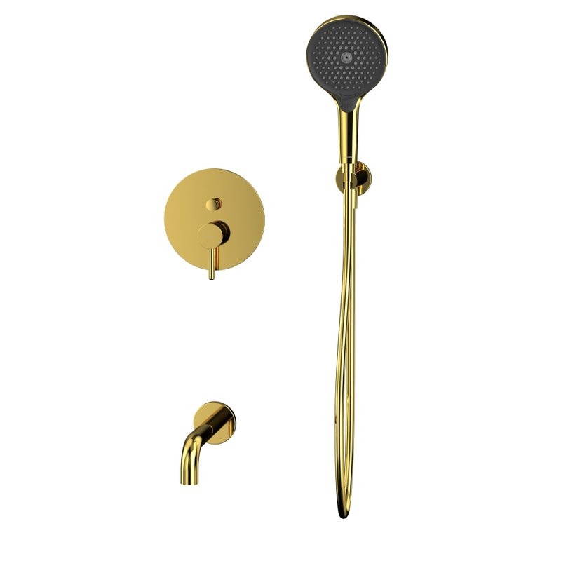 Душевой комплект WHITECROSS Y YSET06TOPGL С ВНУТРЕННЕЙ ЧАСТЬЮ, золото