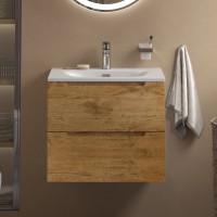 Тумба с раковиной BelBagno Etna 39 70 rovere nature, раковина BB-8099-3-70