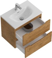 Тумба с раковиной BelBagno Etna 39 70 rovere nature, раковина BB-8099-3-70