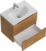 Тумба с раковиной BelBagno Etna 39 70 rovere nature, раковина BB-8099-3-70