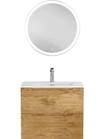 Тумба с раковиной BelBagno Etna 39 70 rovere nature, раковина BB-8099-3-70