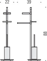 Стойка Colombo Design Planets B9843.000 Стойка Colombo Design Planets B9843.000