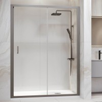 Душевая дверь в нишу RGW Passage PA-14 Gr 180 см, профиль серый, стекло прозрачное