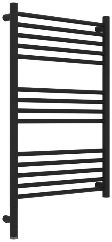 Полотенцесушитель электрический Сунержа Богема 3.1 15-6004-8050 90x55 см, подключение слева, темный титан муар, лесенка