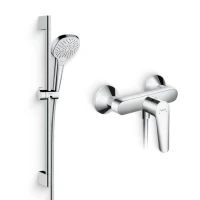 Душевой комплект Смеситель для душа Hansgrohe Logis E 71602000 + Гарнитур Croma Select E Multi 26580400