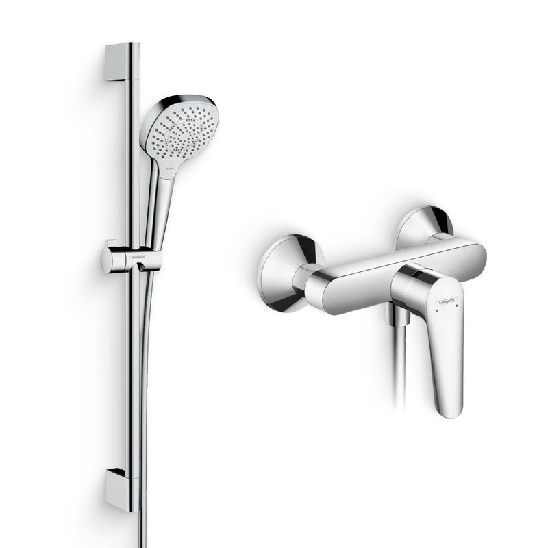 Душевой комплект Смеситель для душа Hansgrohe Logis E 71602000 + Гарнитур Croma Select E Multi 26580400