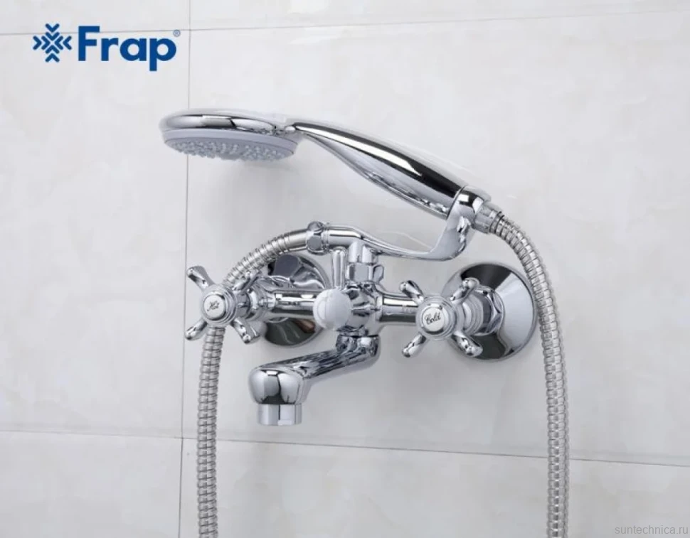 Смеситель для ванны с душем Frap H24 F3024 хром