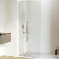 Душевая перегородка RGW Walk In WA-110W 70x195 см, профиль матовый белый, стекло прозрачное