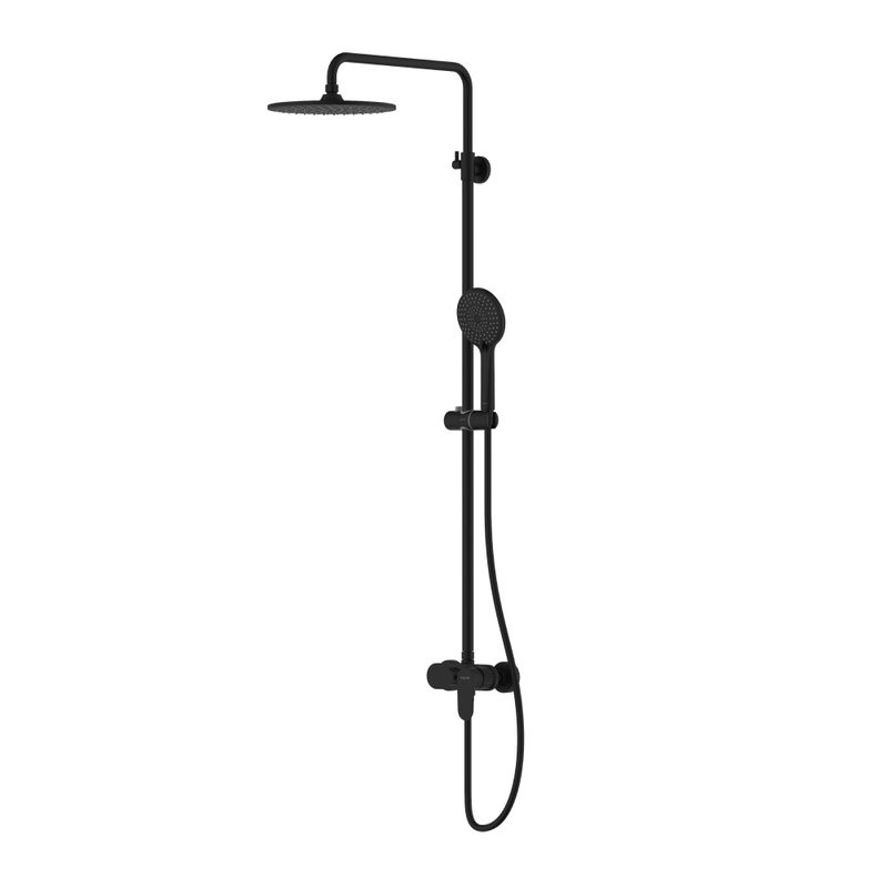 Душевая стойка AQUATEK Ника AQ2860MB черный матовый