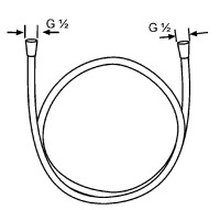 Душевой шланг Kludi Suparaflex 6107253-00 160 см, матовый белый