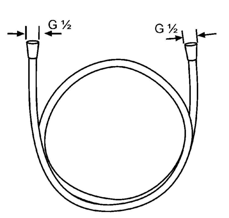 Душевой шланг Kludi Suparaflex 6107253-00 160 см, матовый белый