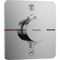 Термостатический смеситель встраиваемый Hansgrohe ShowerSelect Comfort Q 15583000 С ВНУТРЕННЕЙ ЧАСТЬЮ, хром
