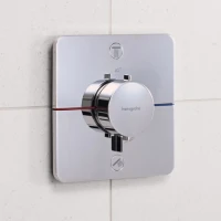 Термостатический смеситель встраиваемый Hansgrohe ShowerSelect Comfort Q 15583000 С ВНУТРЕННЕЙ ЧАСТЬЮ, хром