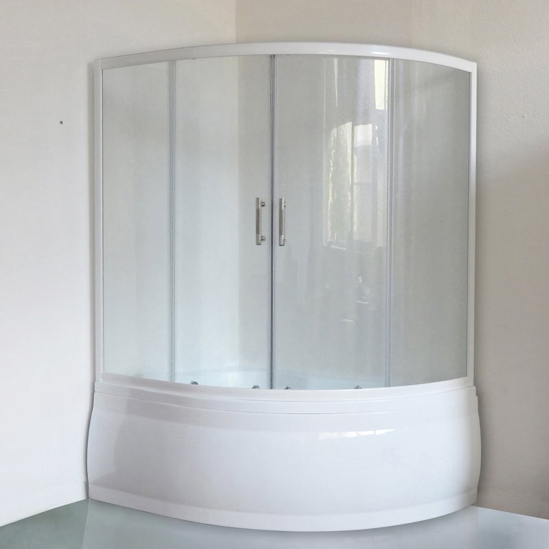 Шторка на ванну Royal Bath Alpine RB170ALP-T, 170 см прозрачное стекло
