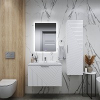 Мебель для ванной комнаты Grossman Блисс 100 матовая белая