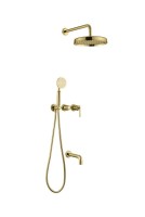 Душевой комплект Boheme Eterna 174-2-G С ВНУТРЕННЕЙ ЧАСТЬЮ, gold