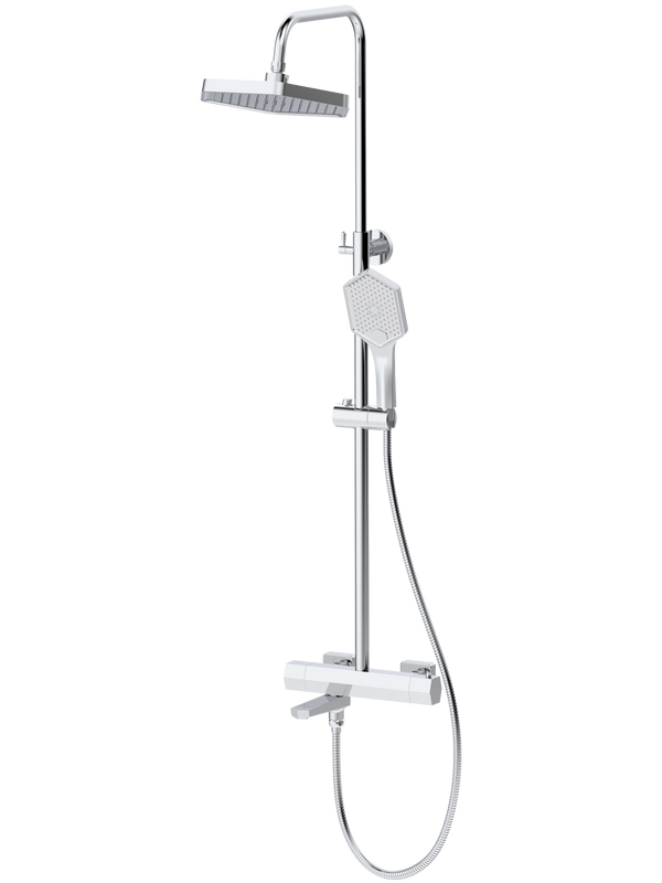 Душевая стойка Haiba HB24726 с термостатом, хром