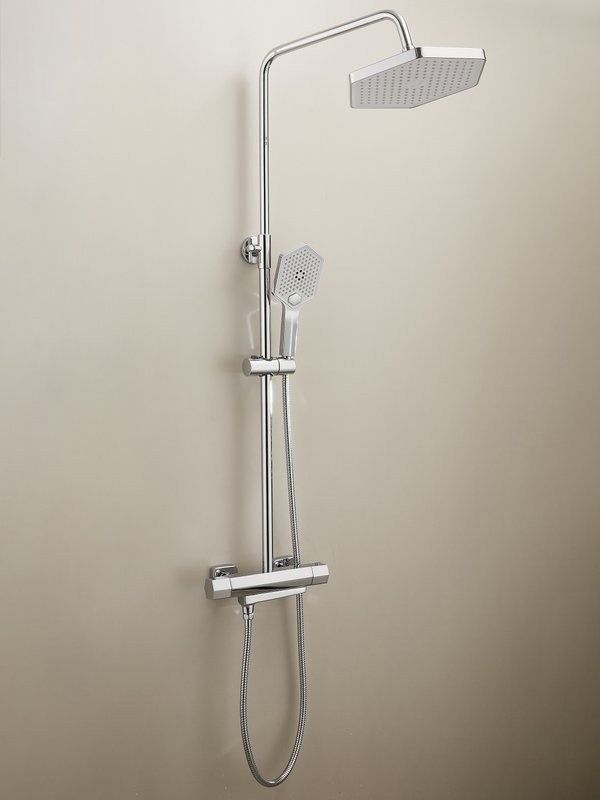 Душевая стойка Haiba HB24726 с термостатом, хром