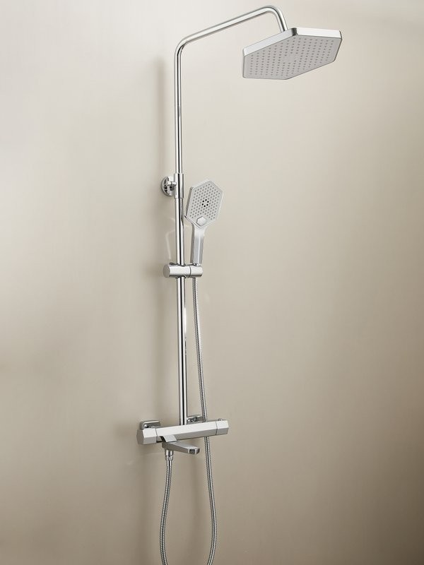 Душевая стойка Haiba HB24726 с термостатом, хром