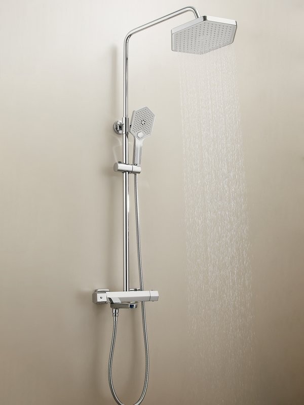 Душевая стойка Haiba HB24726 с термостатом, хром