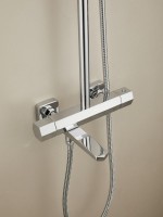 Душевая стойка Haiba HB24726 с термостатом, хром