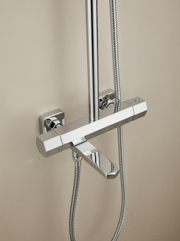 Душевая стойка Haiba HB24726 с термостатом, хром