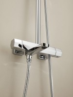 Душевая стойка Haiba HB24726 с термостатом, хром