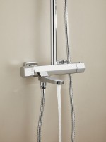 Душевая стойка Haiba HB24726 с термостатом, хром