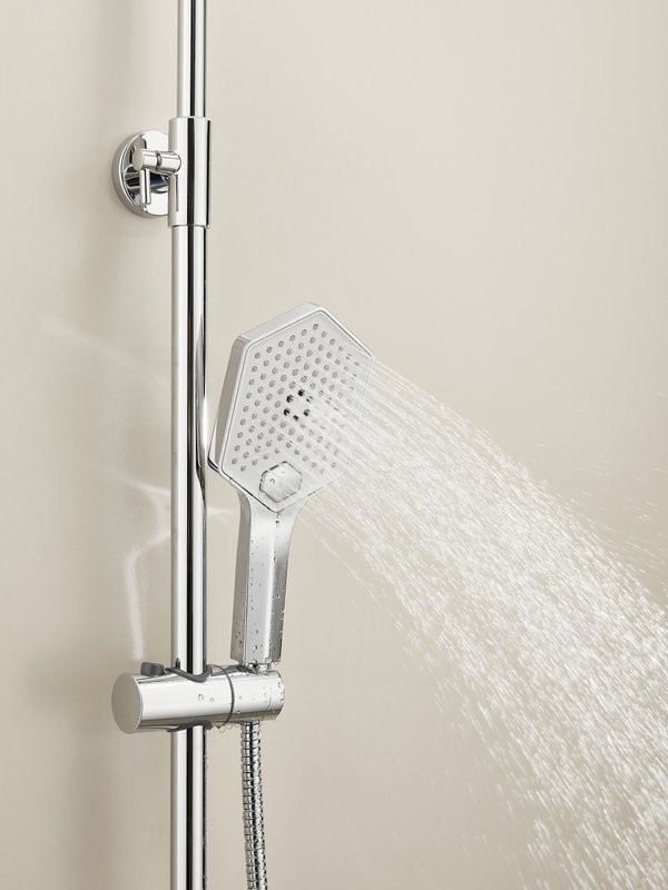 Душевая стойка Haiba HB24726 с термостатом, хром