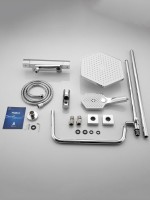 Душевая стойка Haiba HB24726 с термостатом, хром