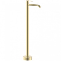 Напольный смеситель для раковины Wonzon & Woghand Stick WW-88649905-BG брашированное золото