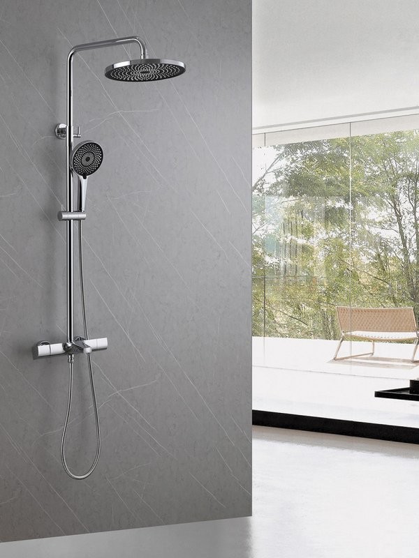 Душевая стойка Abber Thermostat AF8516L хром