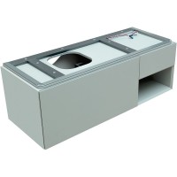 Тумба под раковину Allen Brau Infinity 120 1+1 L подвесная, папирус матовый