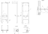 Система инсталляции для унитазов Cersanit Vector S-IN-MZ-VECTOR