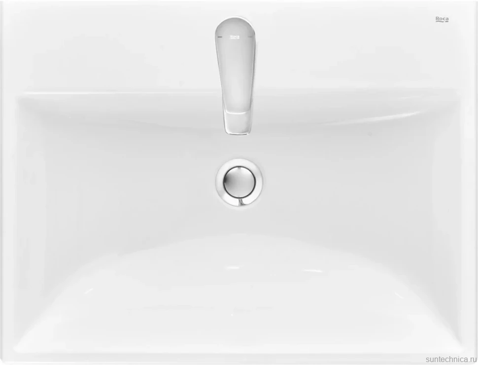 Мебель для ванной комнаты Roca Ona Olive 60 оливковая матовая, раковина ZRU9307561