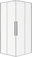 Душевой уголок Niagara Nova NG-6624-34 100x100, профиль хром, стекло прозрачное