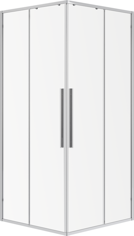 Душевой уголок Niagara Nova NG-6624-34 100x100, профиль хром, стекло прозрачное