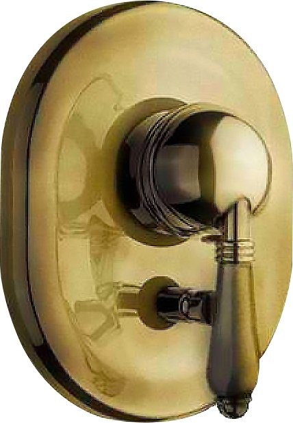 Встраиваемый смеситель для душа и ванны Nicolazzi Signal 3460BZ75 С ВНУТРЕННЕЙ ЧАСТЬЮ, бронза