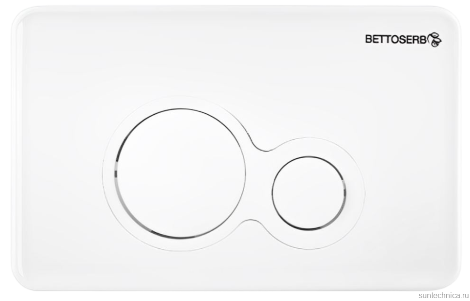 Комплект Инсталляция BETTOSERB Sava Fix Slim 40006456 + Кнопка Twin 40006457 цвет белый глянец