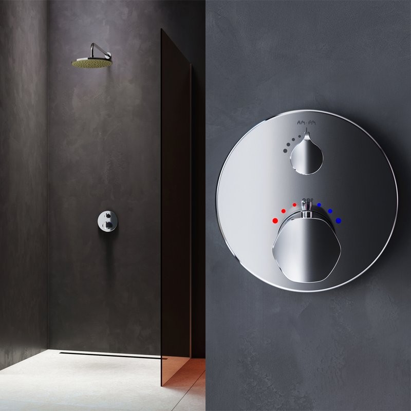 Термостатический смеситель встраиваемый AM.PM Gem F9075600 для душа