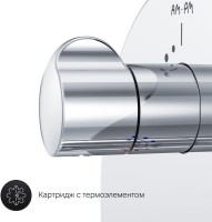 Термостатический смеситель встраиваемый AM.PM Gem F9075600 для душа