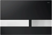 Кнопка смыва IDDIS Unifix UNI06BCi77 006, черная/хром Кнопка смыва IDDIS Unifix UNI06BCi77 006, черная/хром