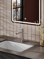 Смеситель для раковины Agger Sweet A2702122 сатин матовый Смеситель для раковины Agger Sweet A2702122 сатин матовый